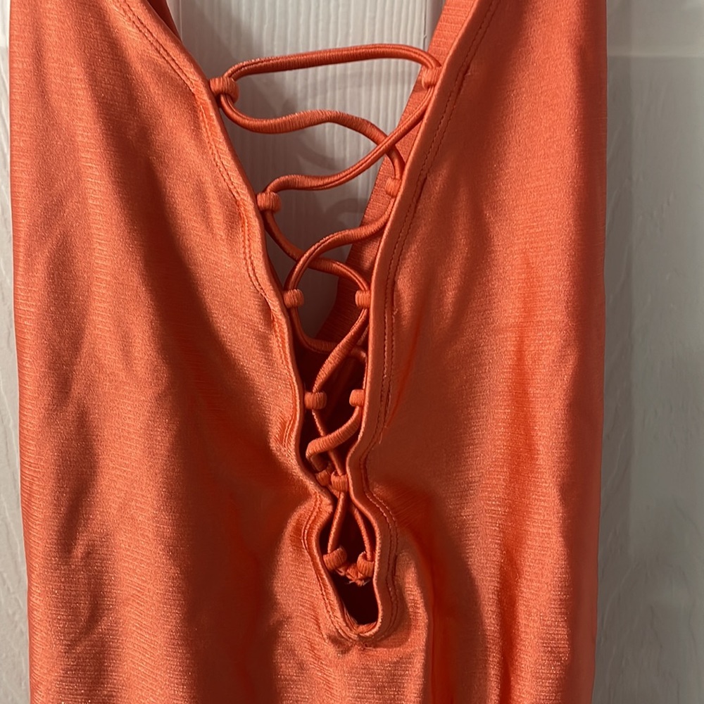 Forever21+ Orange One Piece - Picture 3 of 6